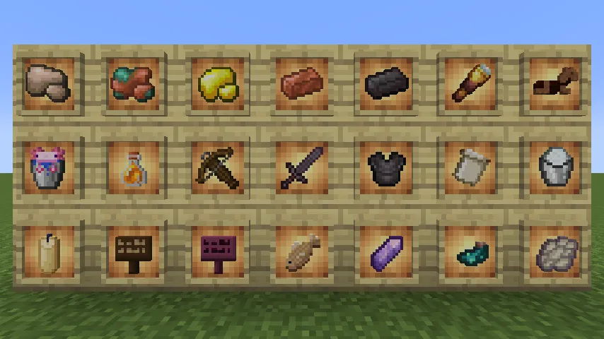 Programmer Art Fix, Текстуры, Minecraft