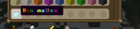 Rename Items — скриншот 1 (Плагины, Minecraft)