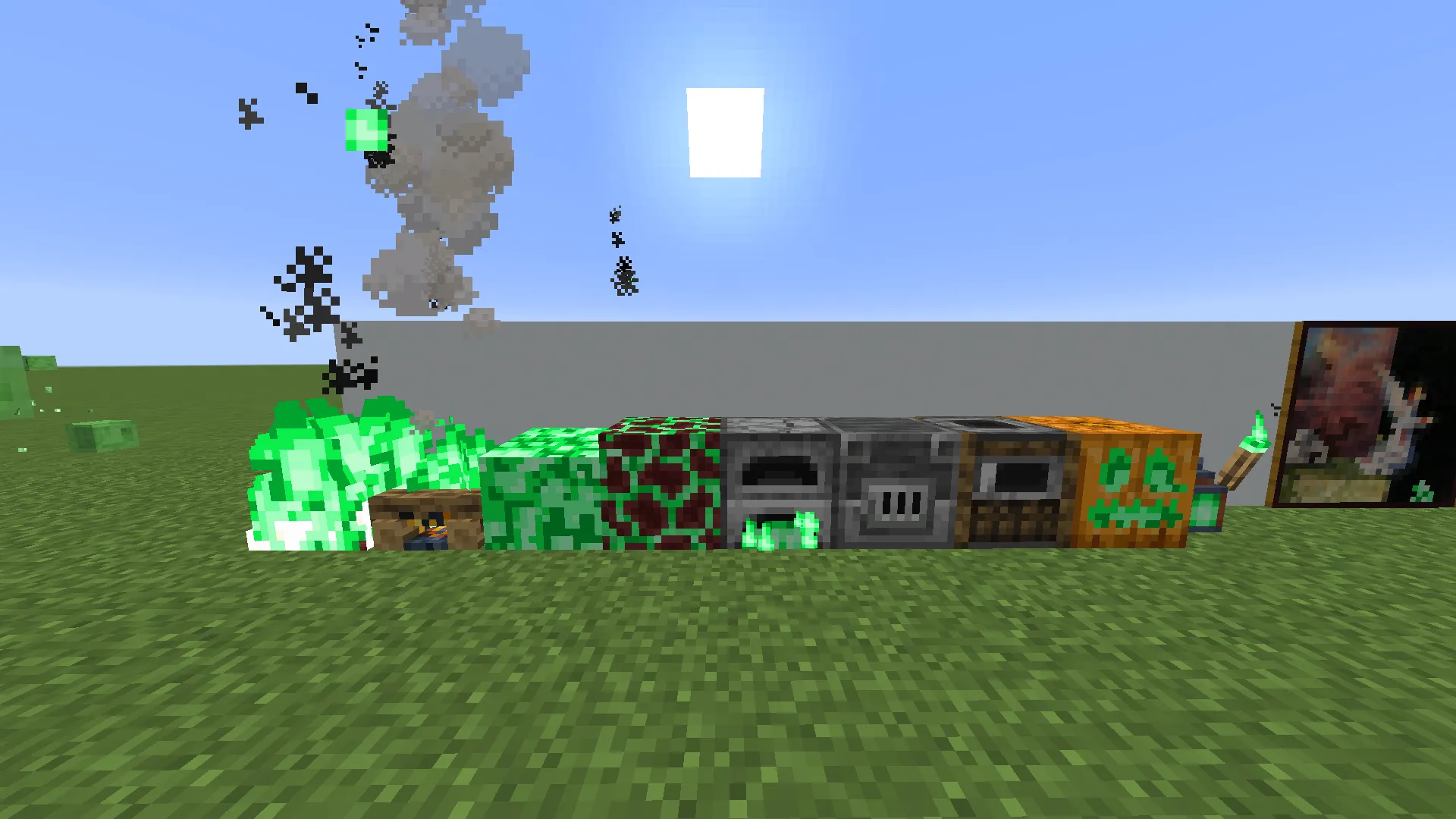 Green Fire, Текстуры, Minecraft