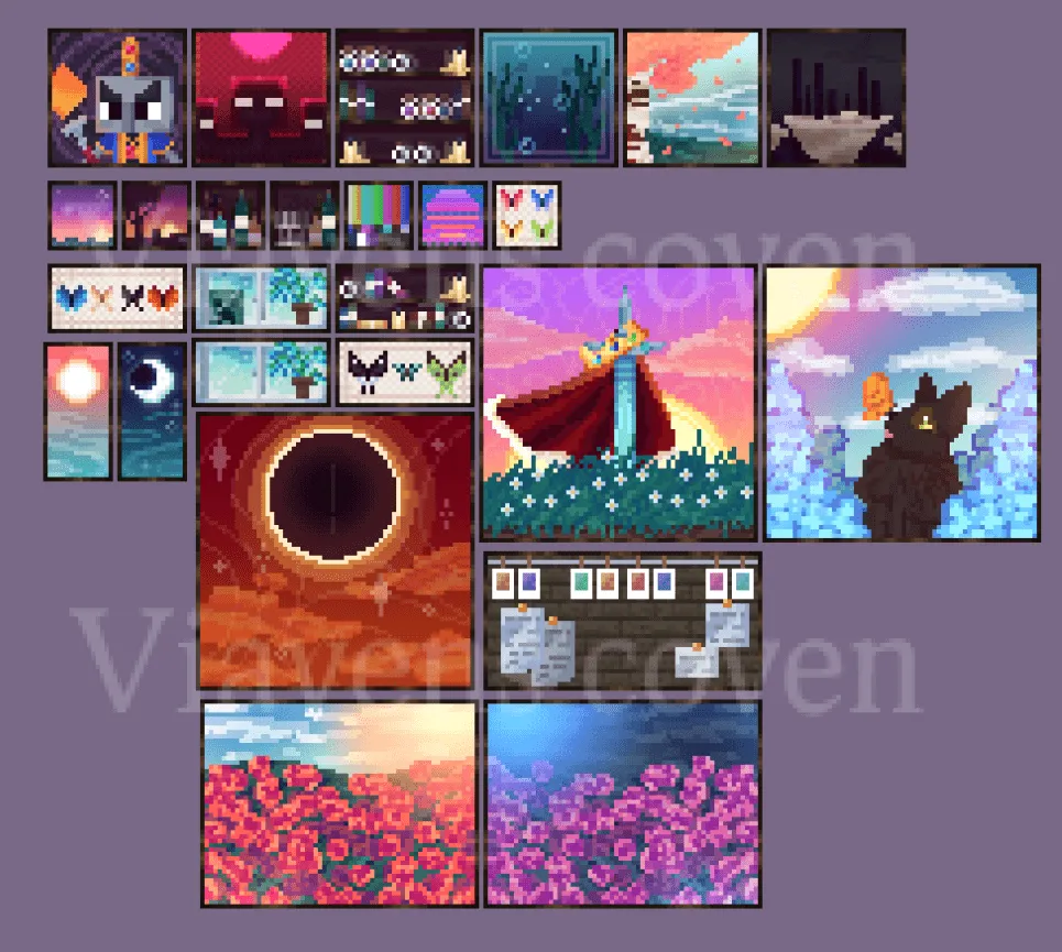 Viavens Paintings — скриншот 3 (Текстуры, Minecraft)