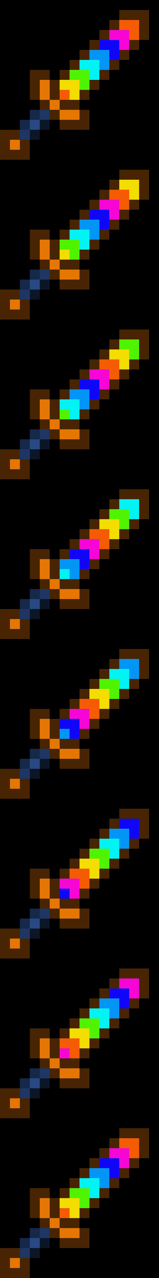 Rainbow Items — скриншот 3 (Текстуры, Minecraft)