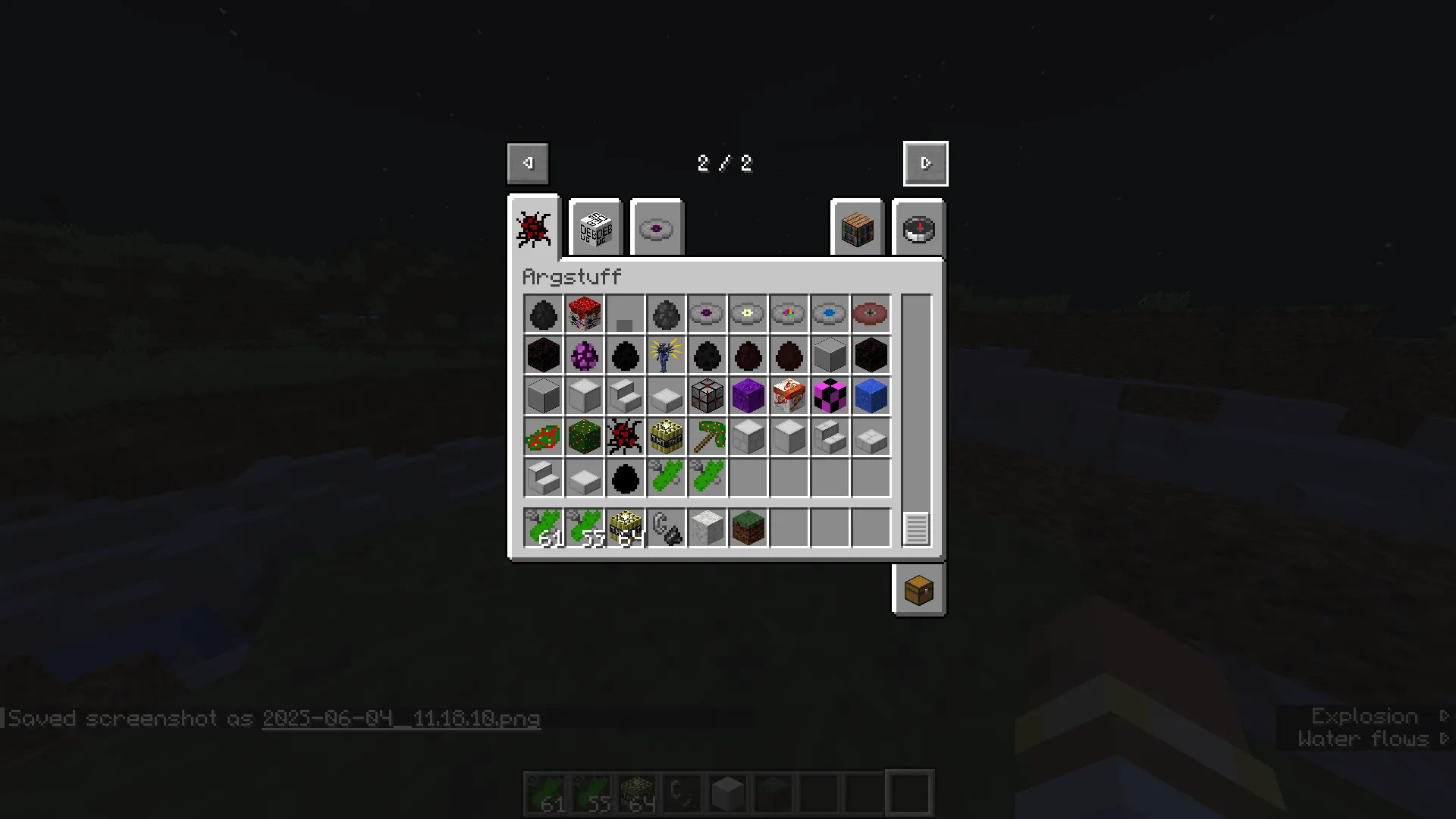 the multiversal arg, Моды, Minecraft