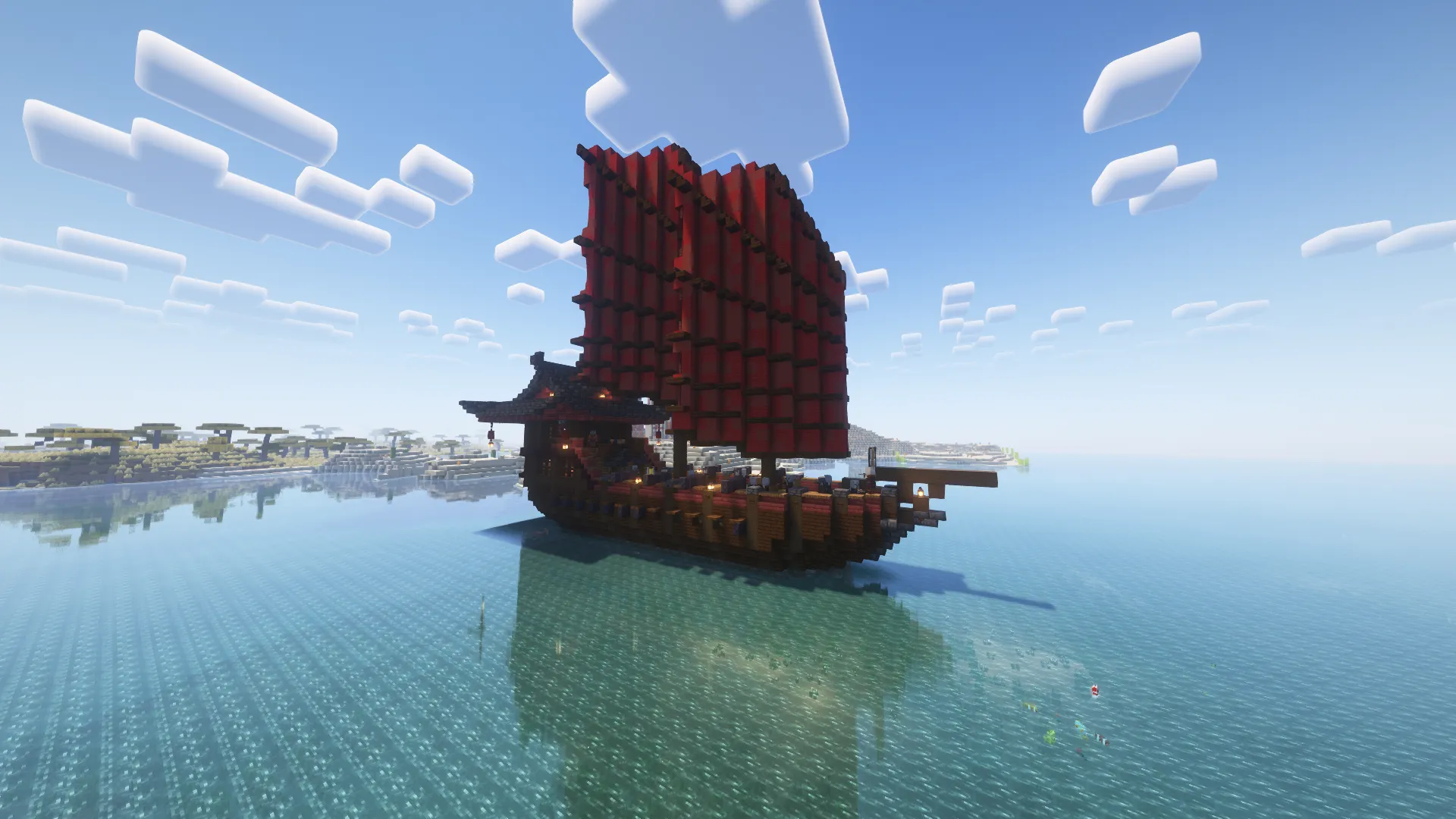 Asian Illager Ship, Моды, Minecraft