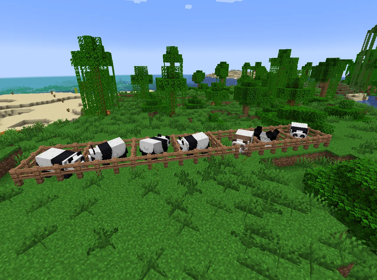 Simple Panda Personalities, Текстуры, Minecraft