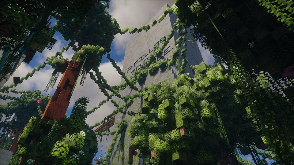 Mosslorn - 1000x1000 Abandoned Overgrown City with Lore, Карты, Minecraft