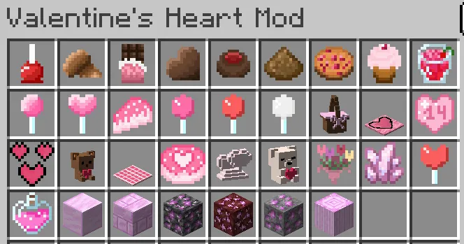 Valentine's Heart |  Make your Valentine's Day special, Моды, Minecraft