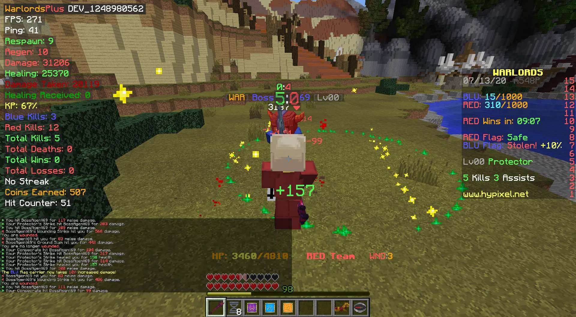 WarlordsPlus — скриншот 4 (Моды, Minecraft)