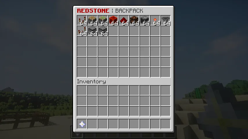 Backpacks plus, Плагины, Minecraft