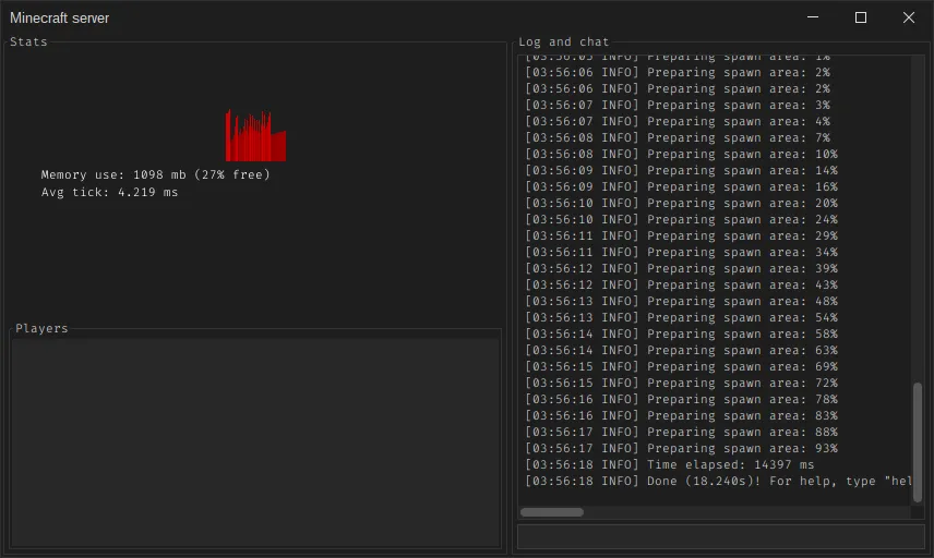 Dark Server Console — скриншот 1 (Моды, Minecraft)