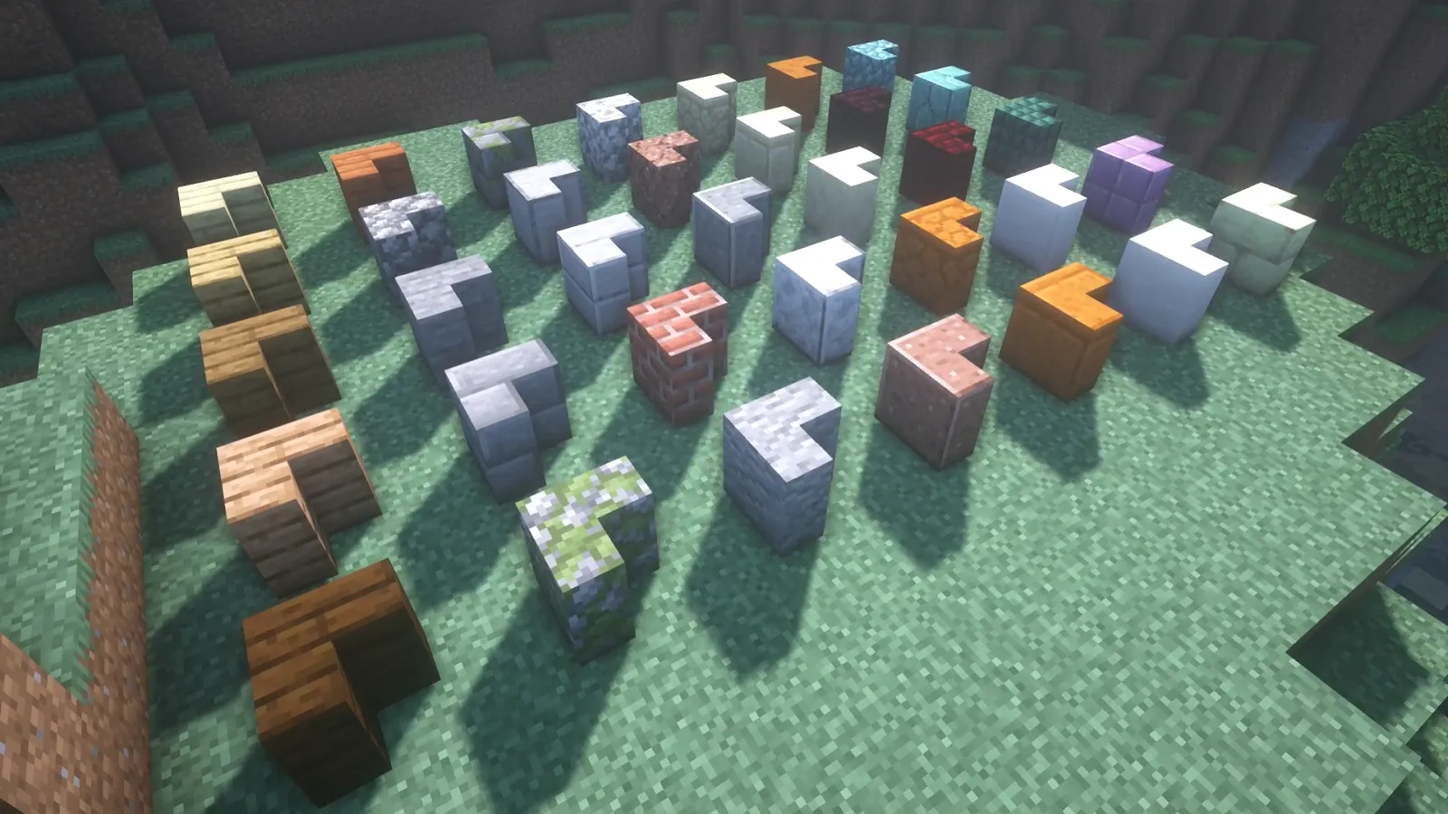 Vertical Slabs And Stairs — скриншот 1 (Моды, Minecraft)