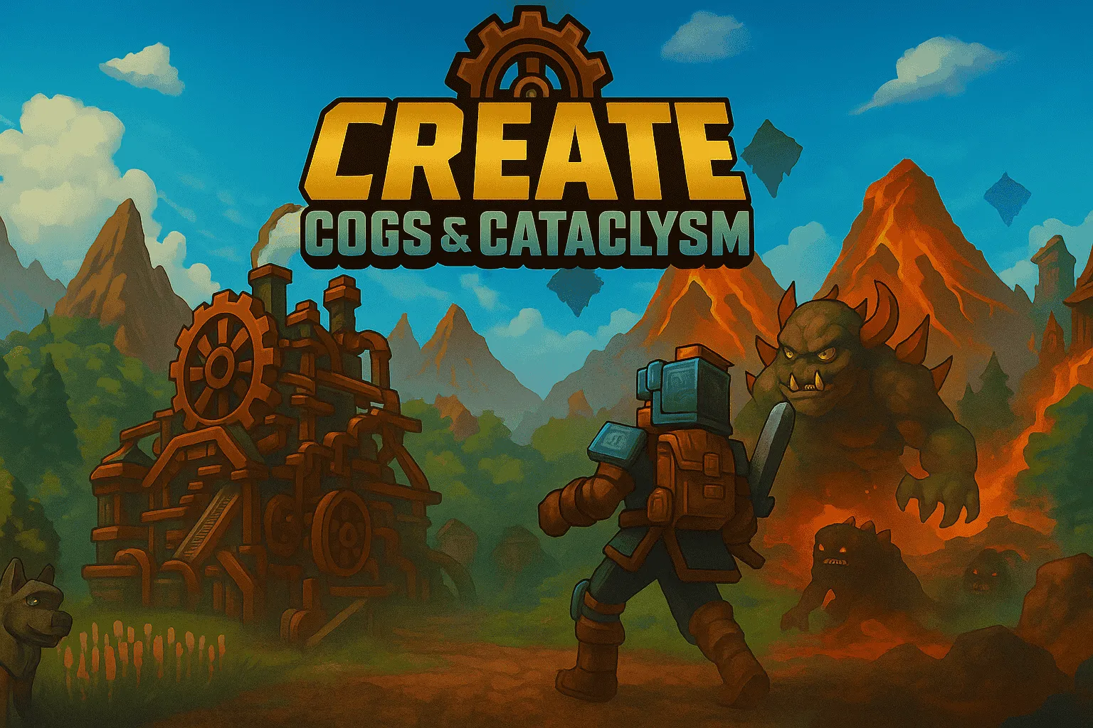 Create: Cogs & Cataclysm — скриншот 7 (Модпаки, Minecraft)