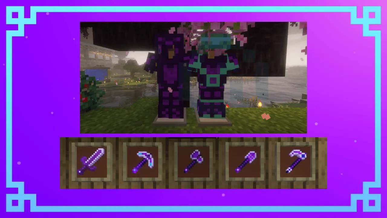 End netherite, Текстуры, Minecraft