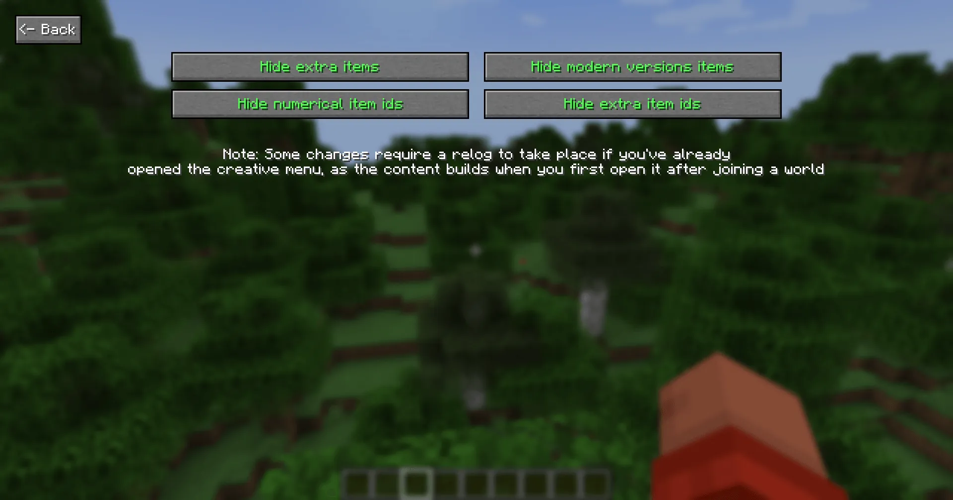 NormalCreative — скриншот 1 (Моды, Minecraft)