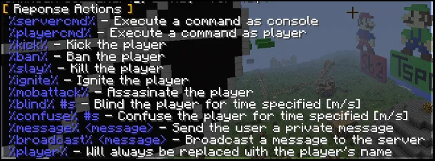 AutoResponse — скриншот 3 (Плагины, Minecraft)