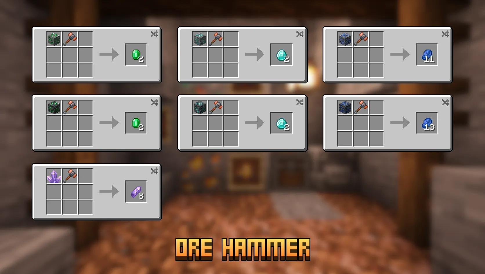 Ore Hammer, Моды, Minecraft