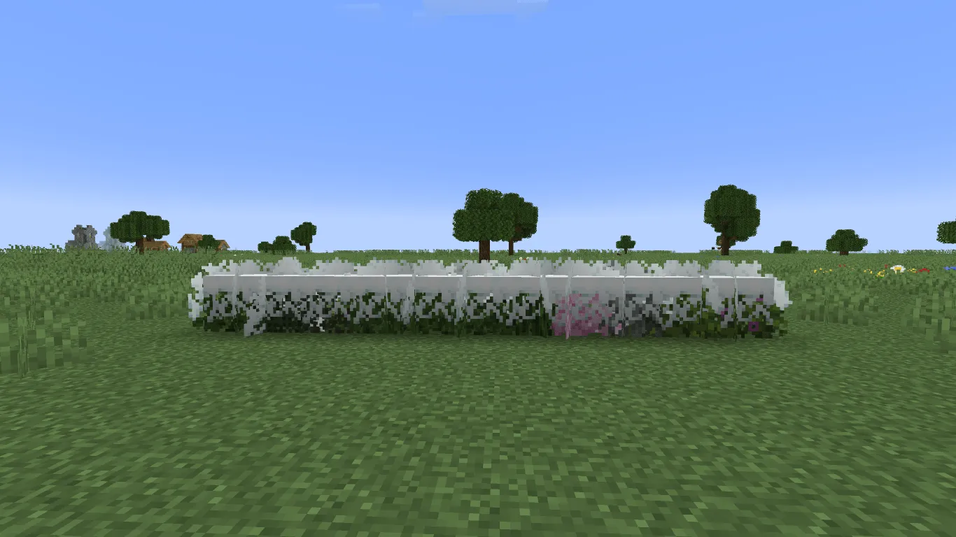 Immersive Snowy Leaves (Bushy Leaves) — скриншот 5 (Текстуры, Minecraft)