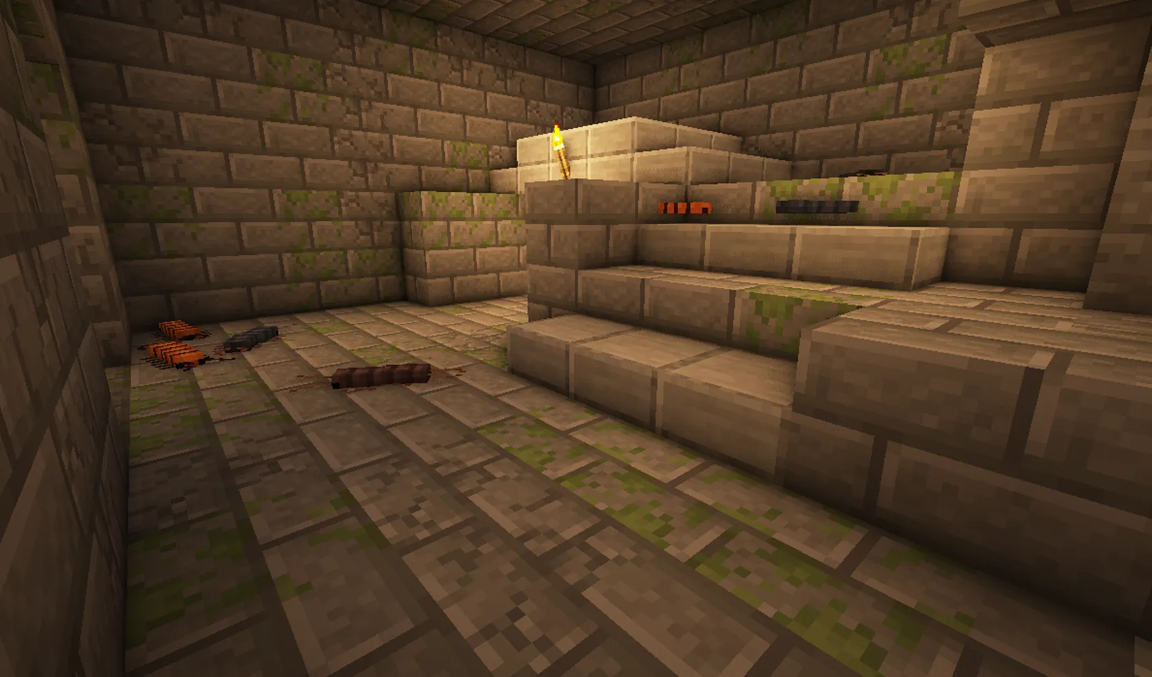 Cutie Crawlies - Centipede silverfishes — скриншот 3 (Текстуры, Minecraft)