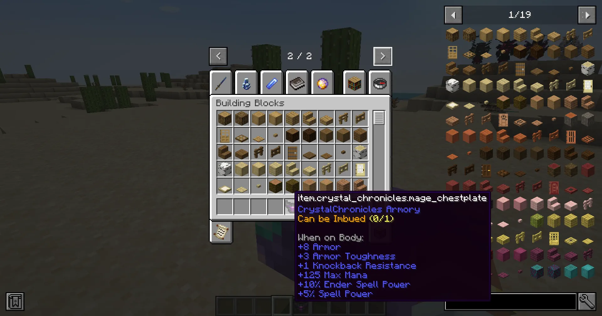 Crystal Chronicles - Iron's Spells 'n Spellbooks, Моды, Minecraft