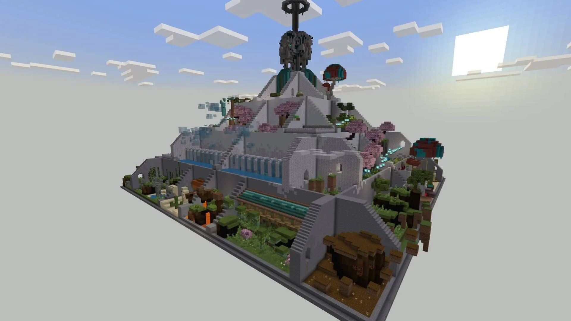 Pyramid Parkour, Карты, Minecraft