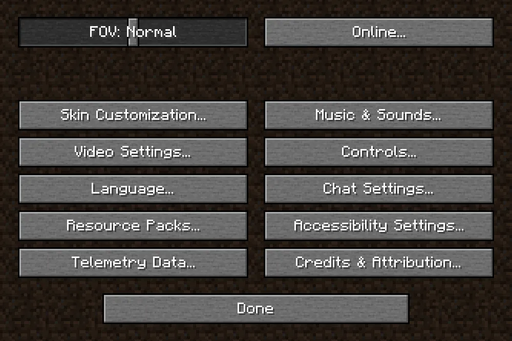 Menu Buttons of Stone — скриншот 3 (Текстуры, Minecraft)