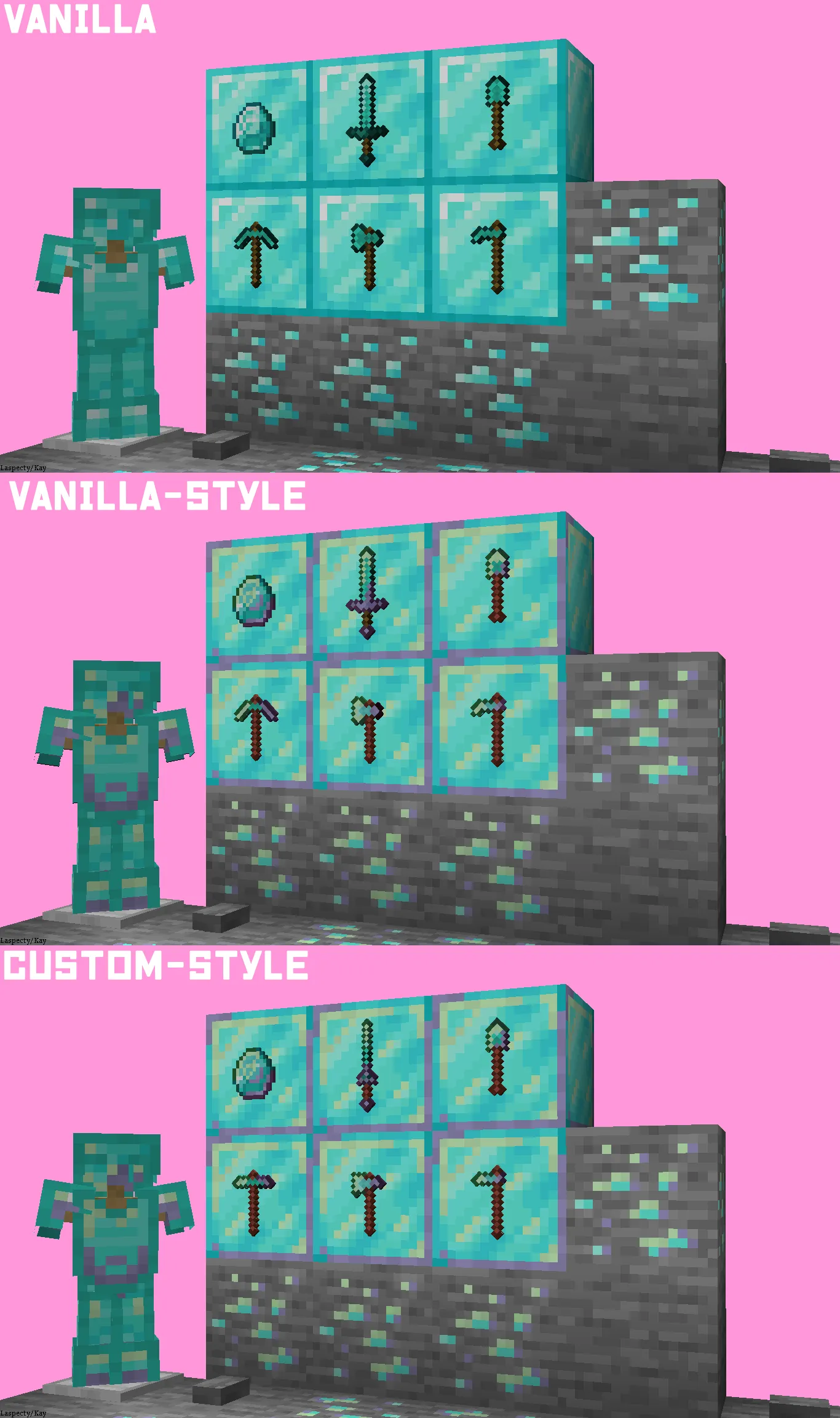 Opalized Diamond — скриншот 1 (Текстуры, Minecraft)