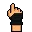 Cursor Black mittens, Текстуры, Minecraft