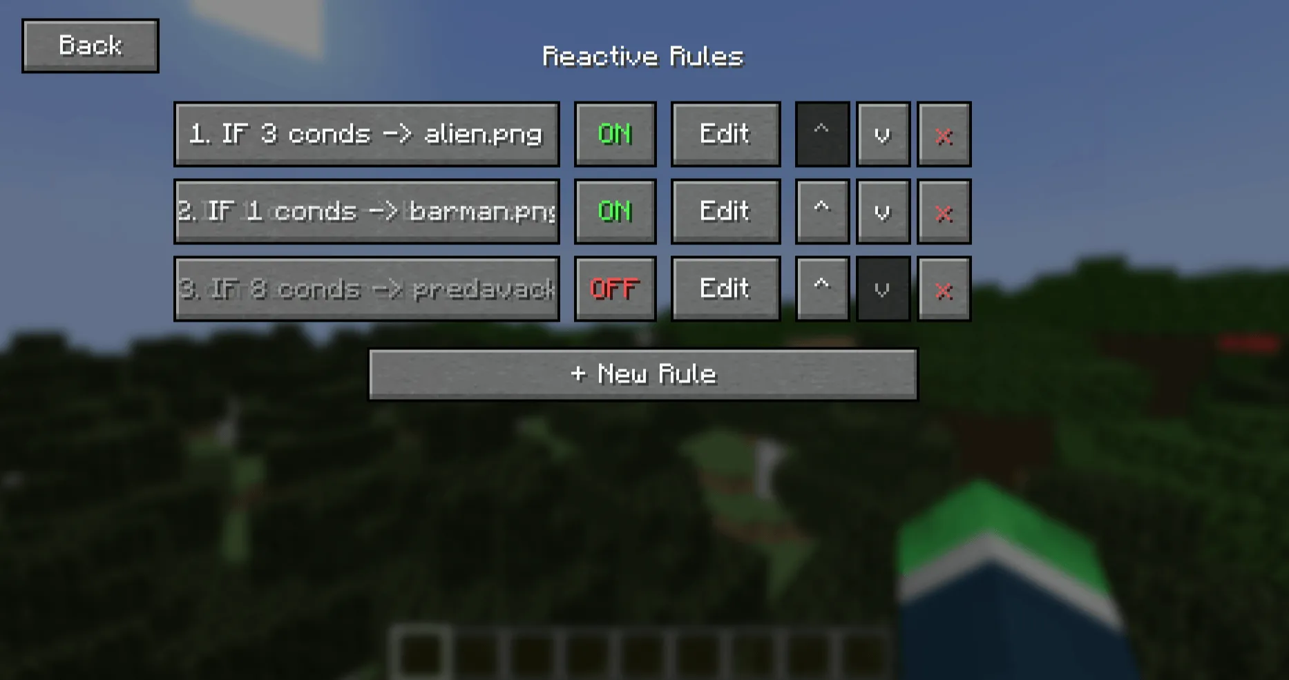 MrChair1's Reactive Skins — скриншот 6 (Моды, Minecraft)