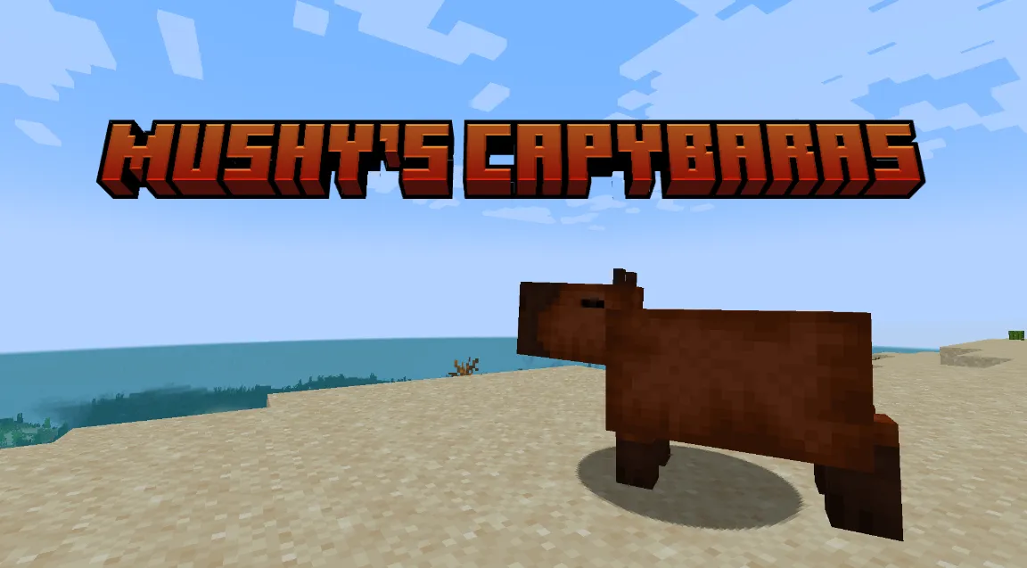 Mushy's Capybaras — скриншот 5 (Моды, Minecraft)