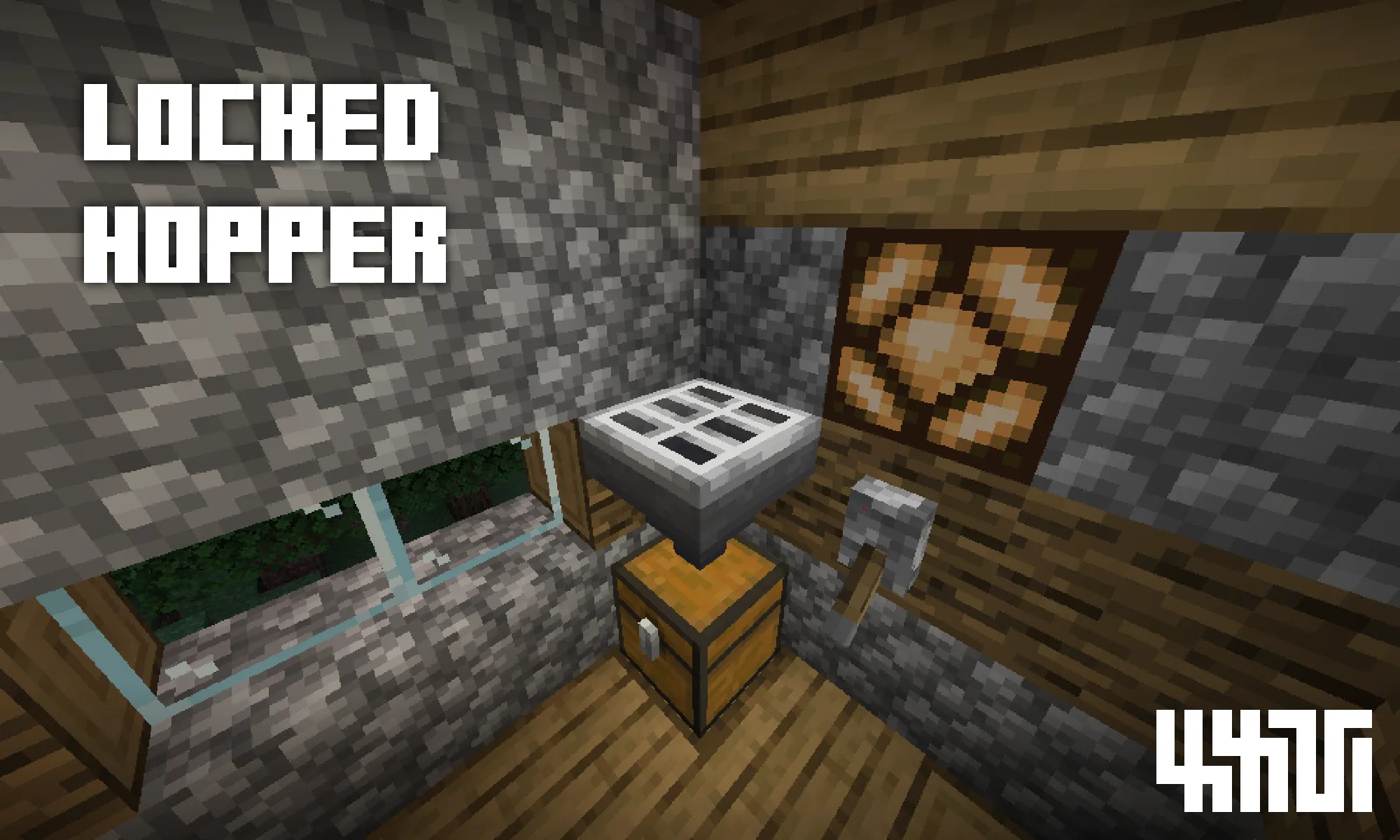 XXVI's Locked Hoppers — скриншот 1 (Текстуры, Minecraft)