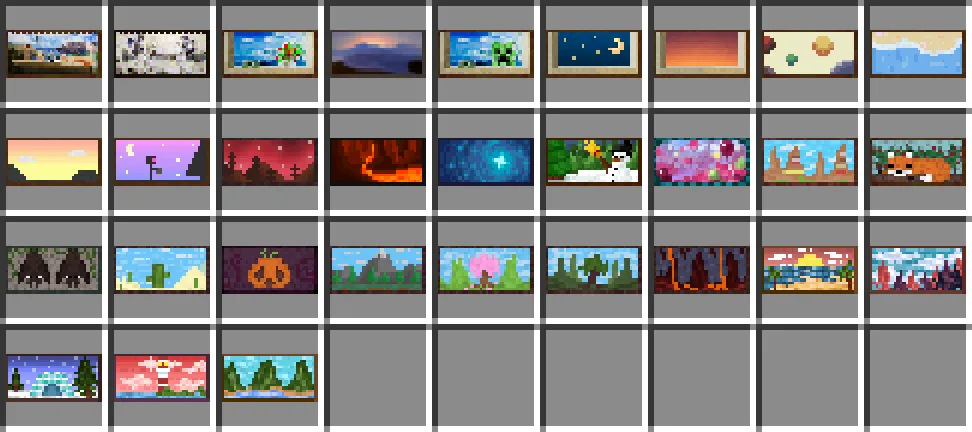 What Painting I'm Looking At?, Текстуры, Minecraft