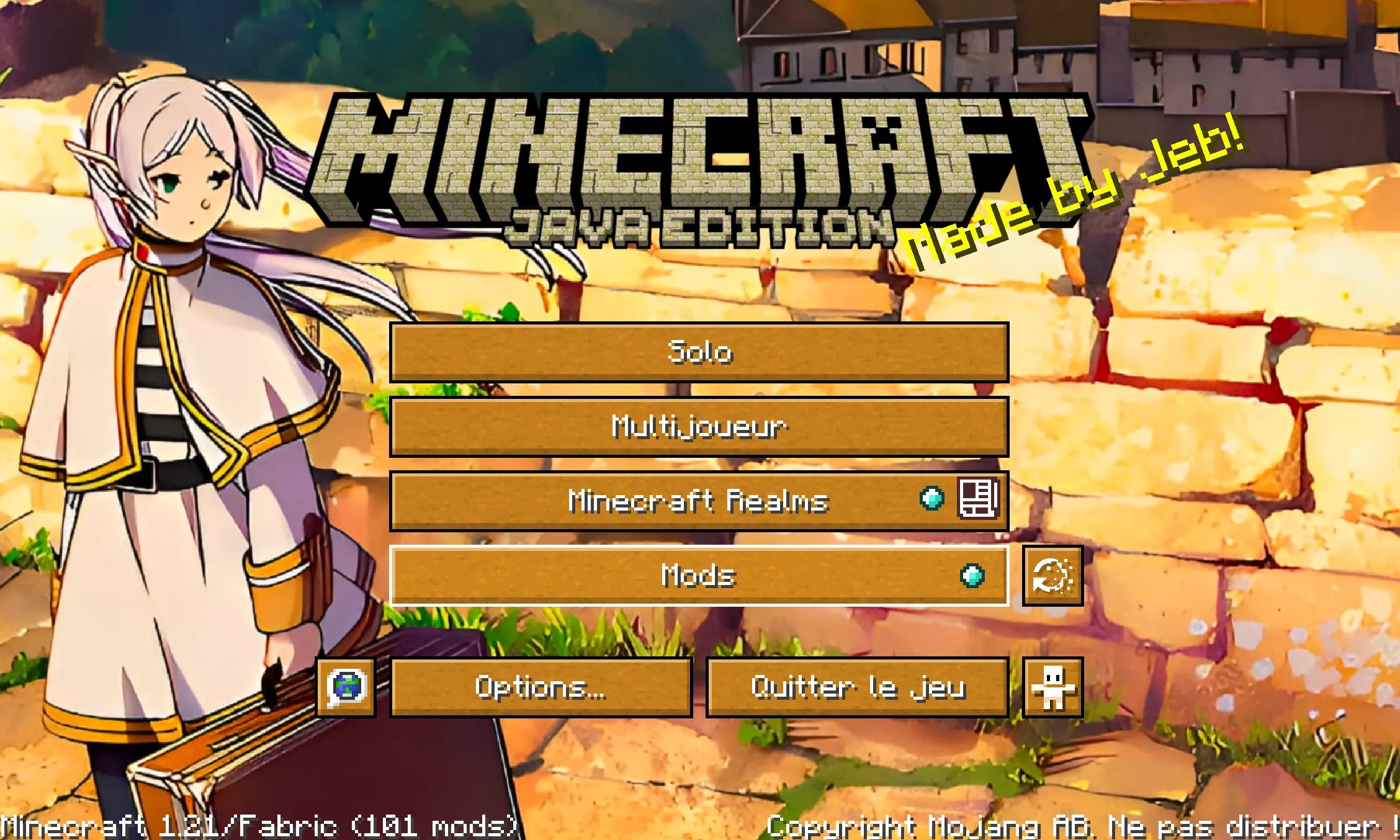 Frieren GUI — скриншот 9 (Текстуры, Minecraft)