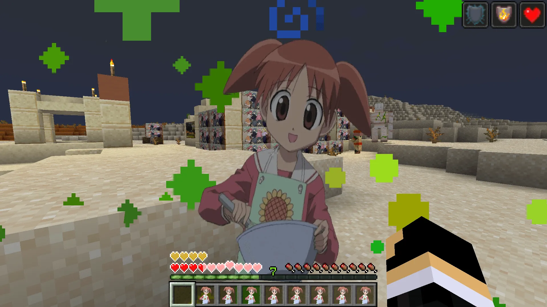 Chiyo Chan Totem — скриншот 1 (Текстуры, Minecraft)