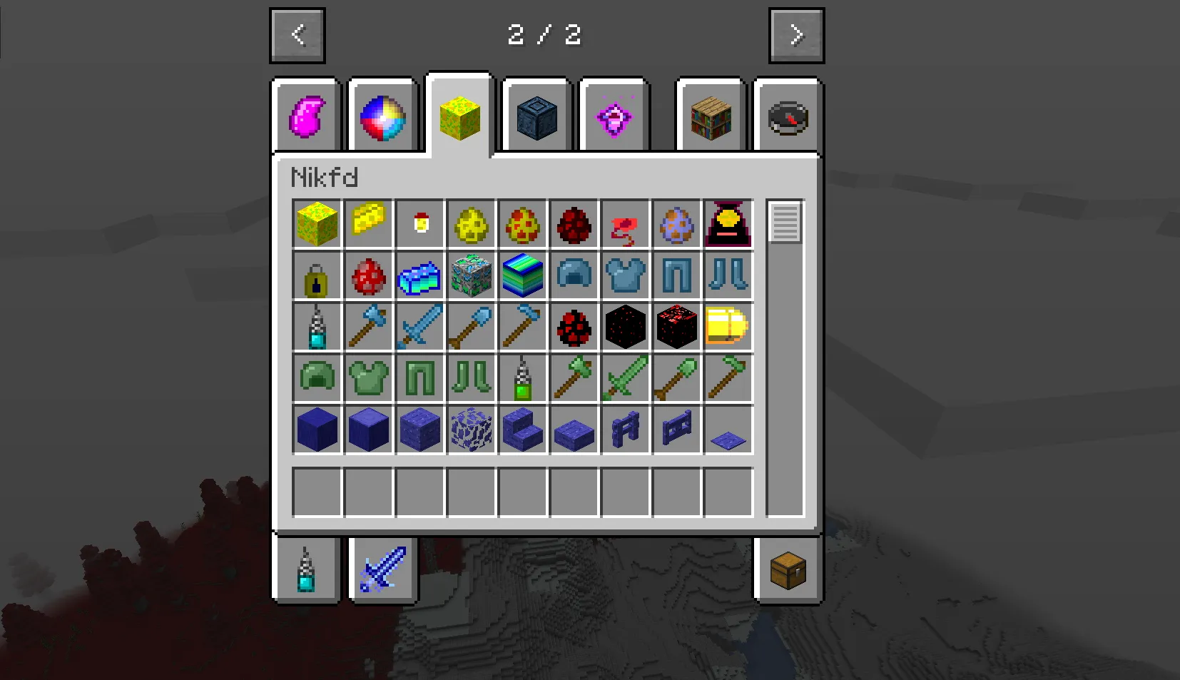 Doodlethrow ( NikFD's Items and bosses ) — скриншот 6 (Моды, Minecraft)