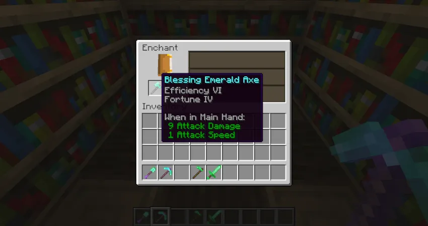 Blessing Emerald Tools, Моды, Minecraft