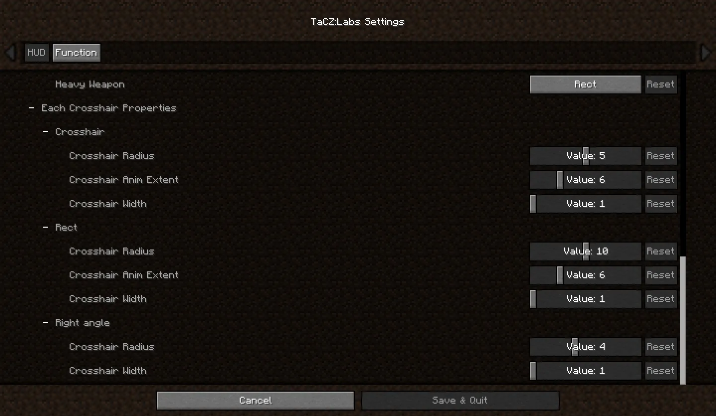 TaCZ: Labs, Моды, Minecraft