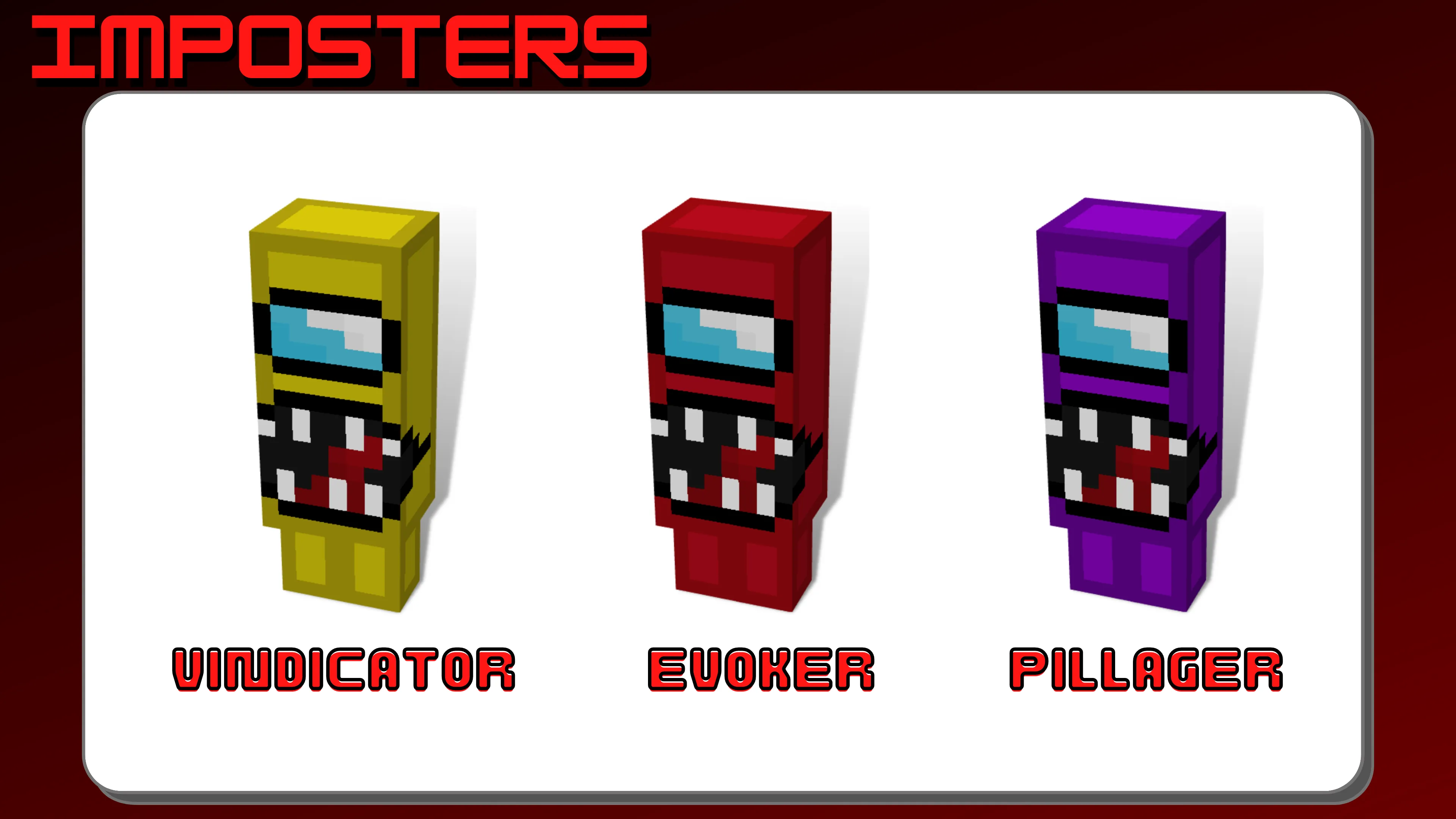 The Imposter Pack: Task Update, Текстуры, Minecraft