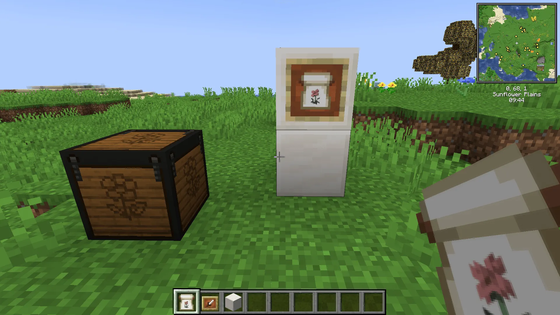 Flower Pressing — скриншот 1 (Моды, Minecraft)