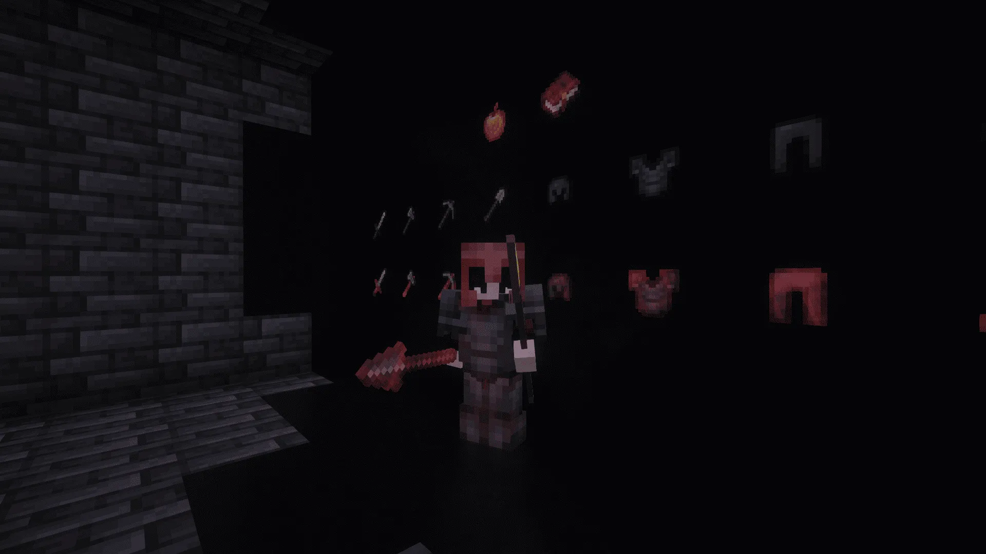 Red Enchantment Glint Texture — скриншот 3 (Текстуры, Minecraft)