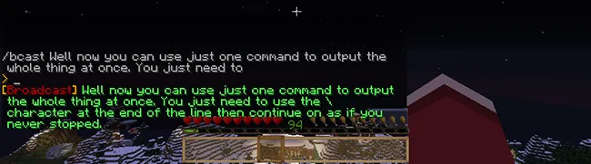 Long Commands — скриншот 1 (Плагины, Minecraft)
