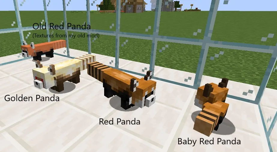 Red Panda: Reborn, Моды, Minecraft