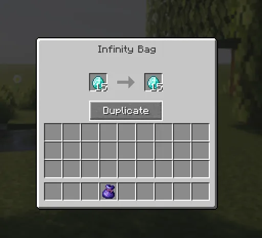 Infinity Bag, Моды, Minecraft