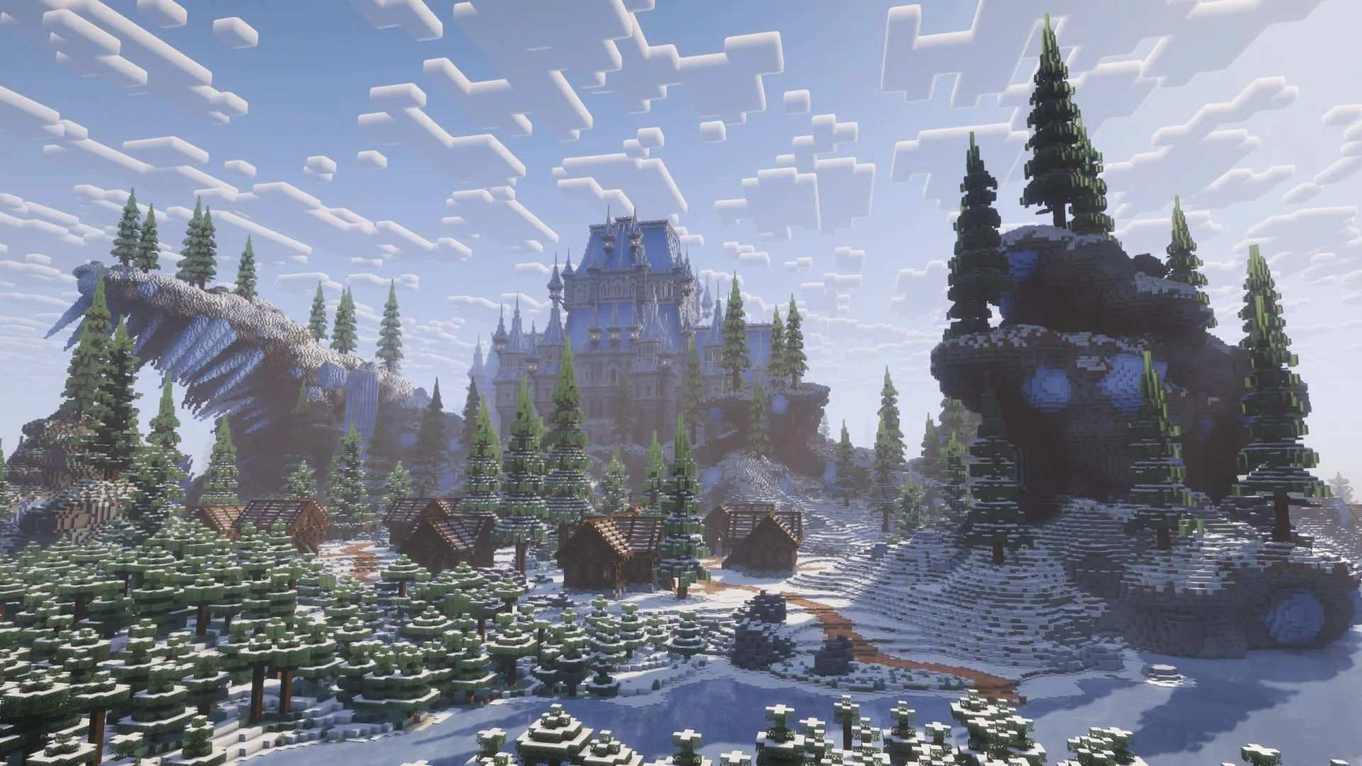 Ice Castle - Survival Spawn, Карты, Minecraft