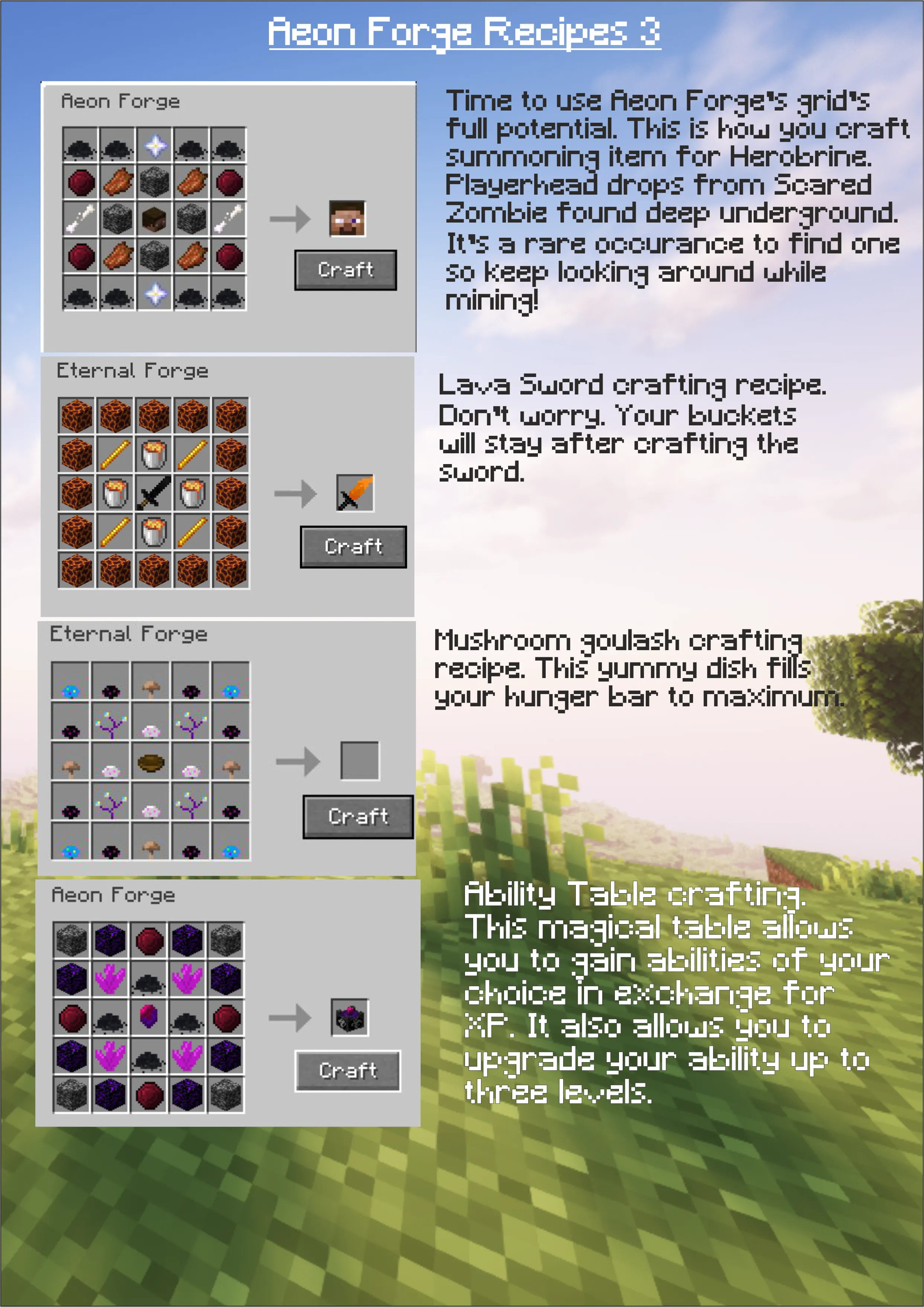 Diary of an Eight bit Warrior — скриншот 9 (Моды, Minecraft)