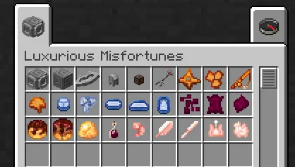 Luxurious Misfortunes — скриншот 2 (Моды, Minecraft)