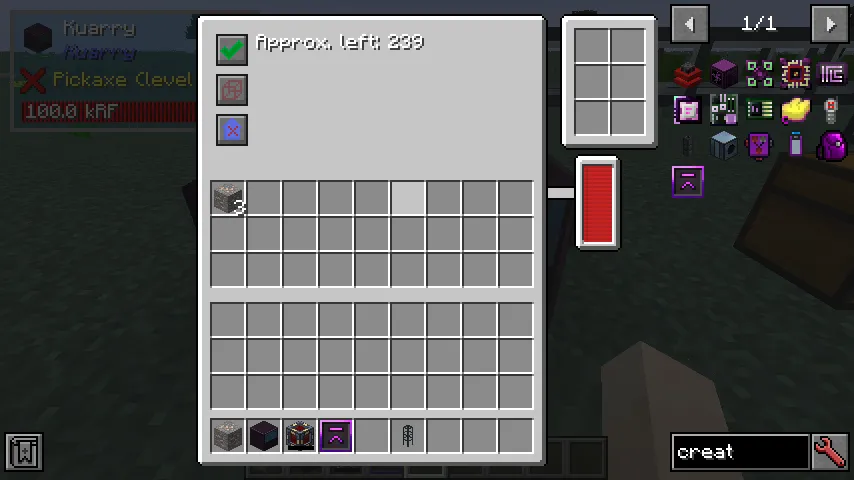 Kuarry, Моды, Minecraft