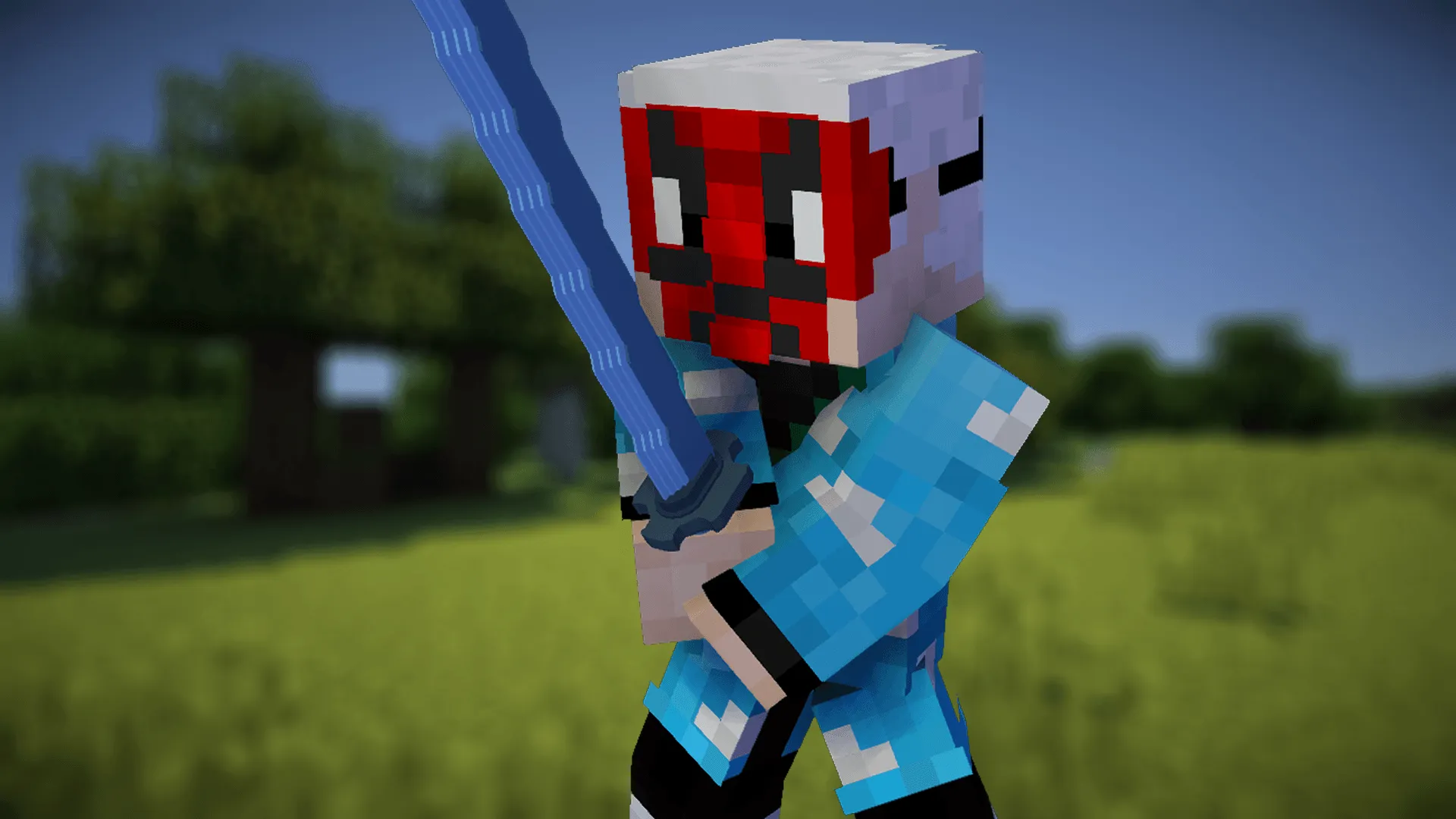 Urokodaki katana from anime Demon slayer — скриншот 1 (Текстуры, Minecraft)