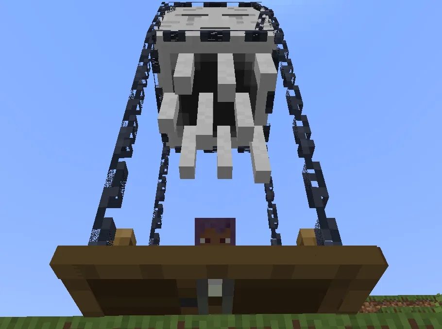 Ghast Aircraft — скриншот 1 (Моды, Minecraft)