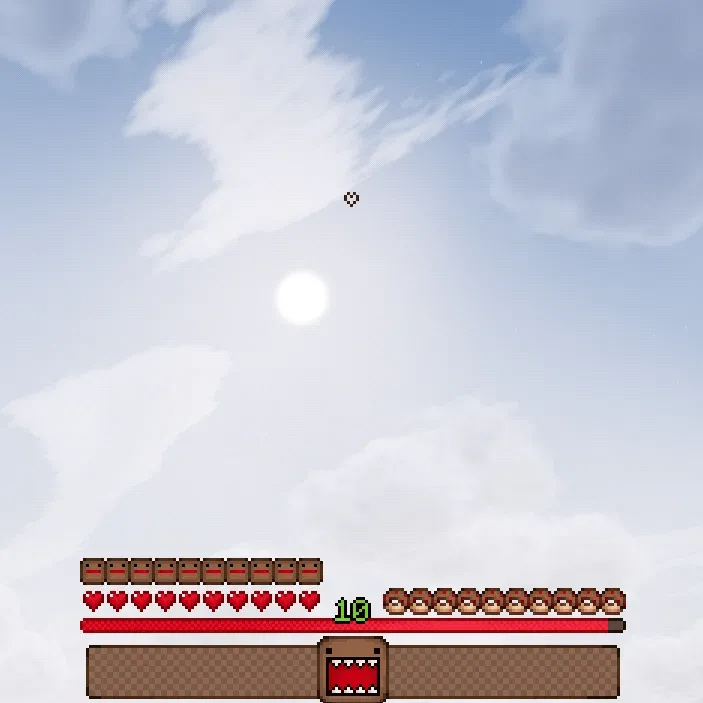 Luvstar’s Domo-Kun Hotbar — скриншот 2 (Текстуры, Minecraft)