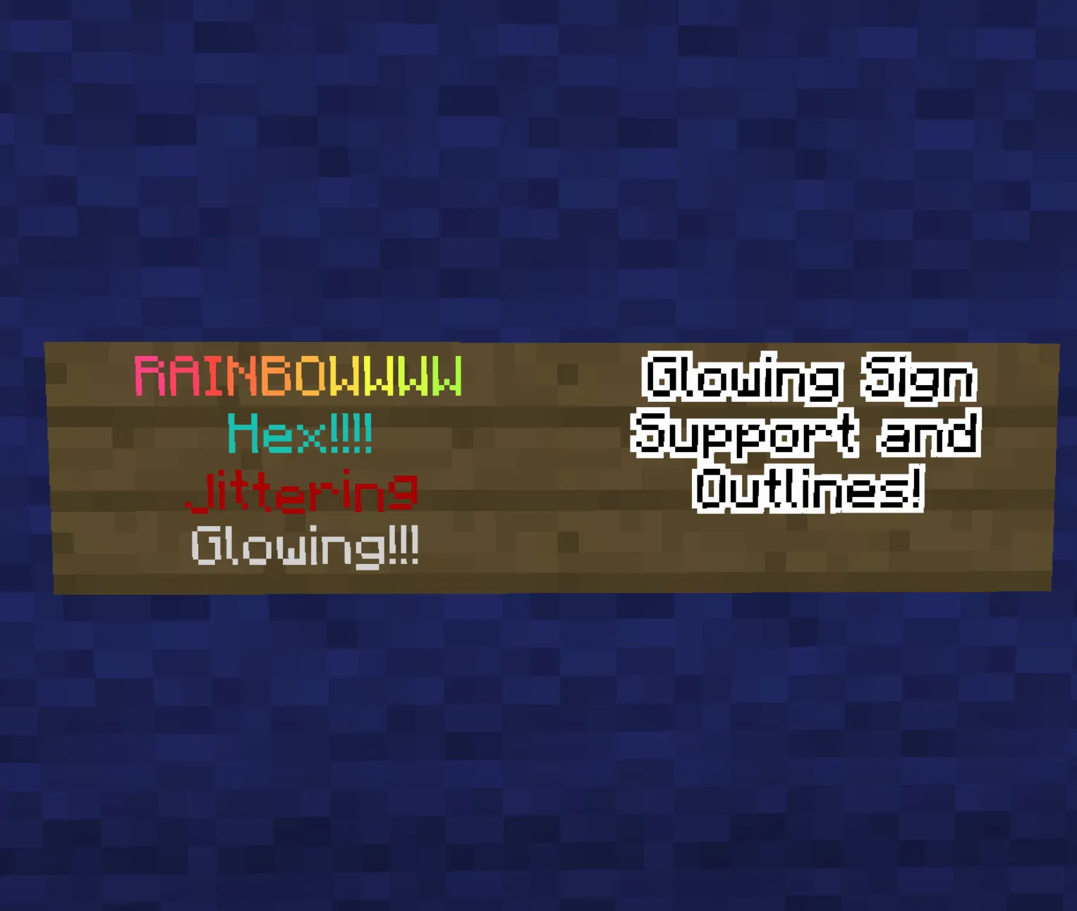 Hex Text — скриншот 1 (Моды, Minecraft)