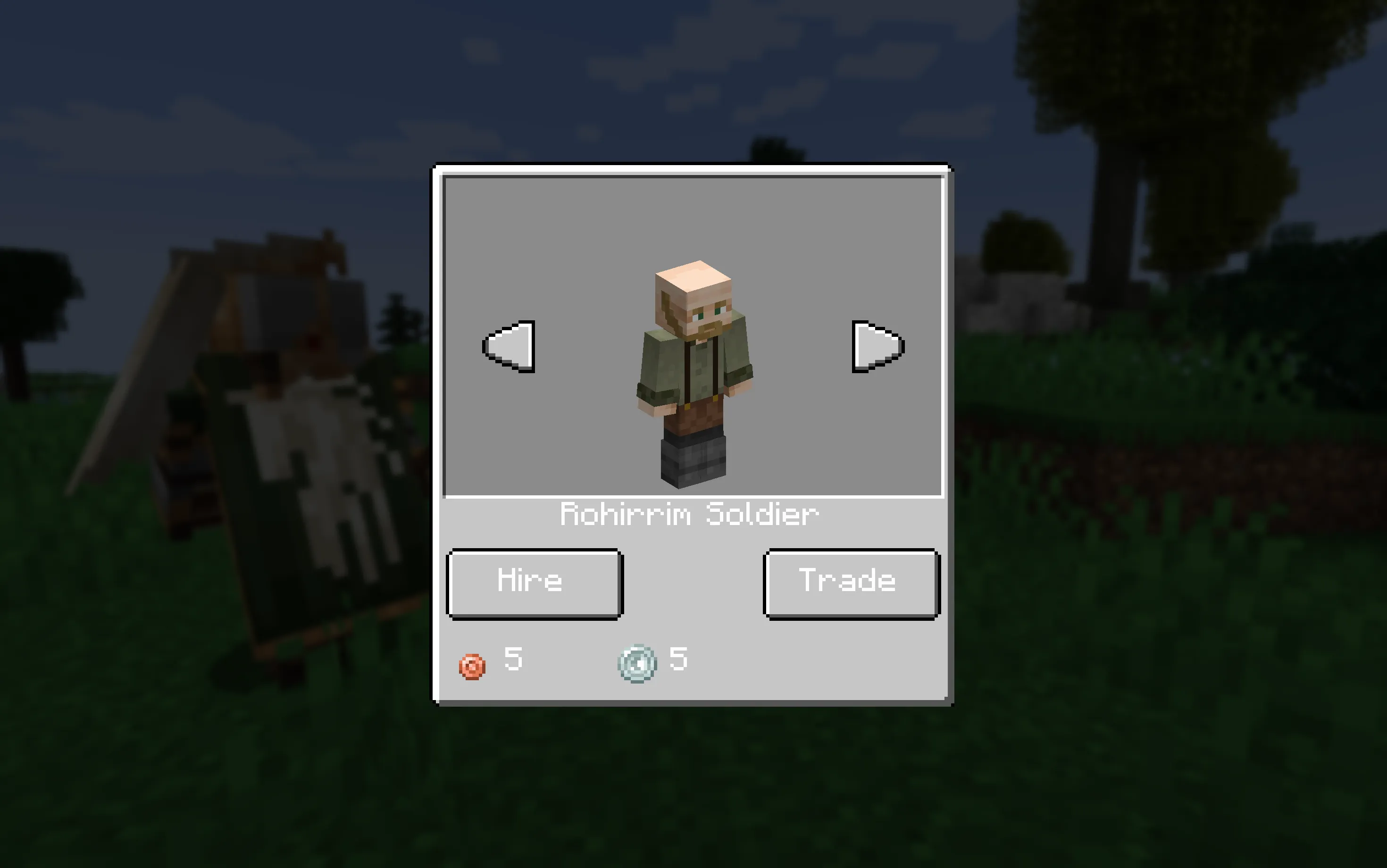 Middle-Earth Additions: War, Моды, Minecraft